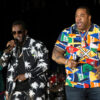 Diddy and Busta Rhymes perform at the Something In The Water Festival