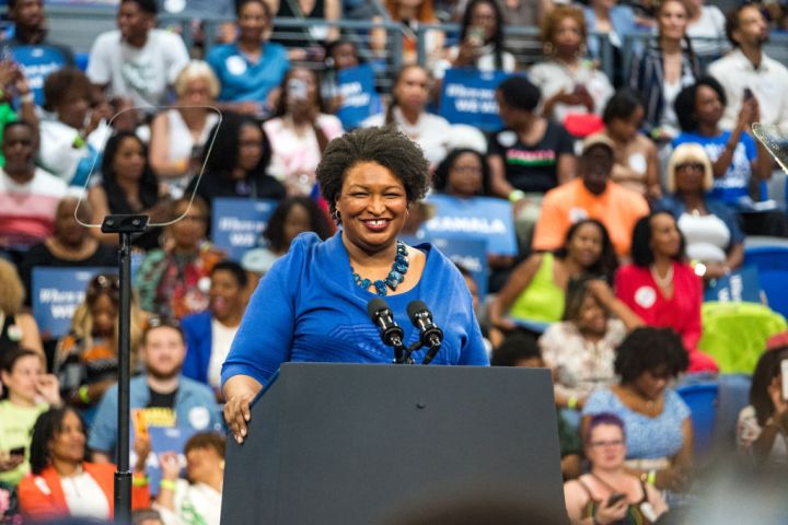 Kamala Harris Holds Campaign Rally In Atlanta