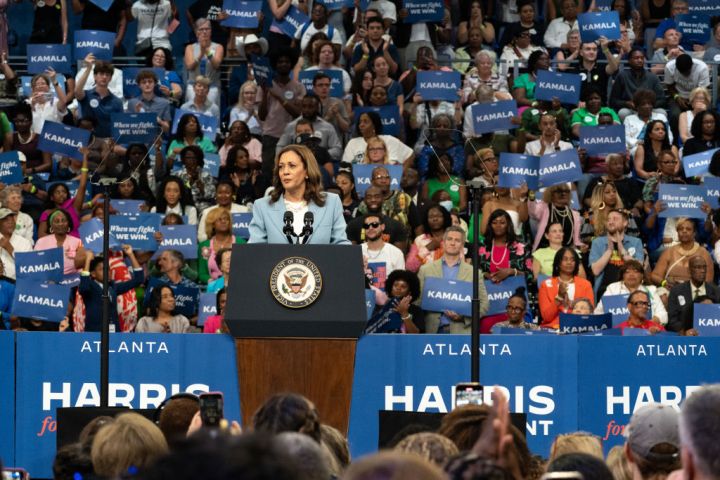 Kamala Harris Holds Campaign Rally In Atlanta