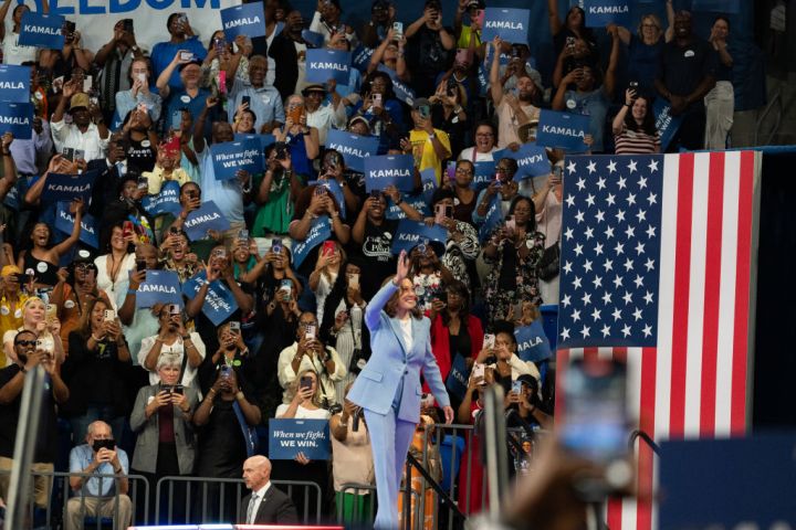 Kamala Harris Holds Campaign Rally In Atlanta