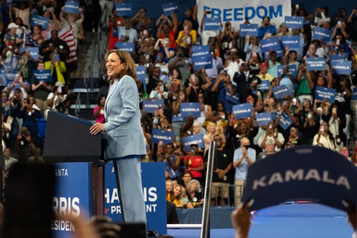 Kamala Harris Holds Campaign Rally In Atlanta