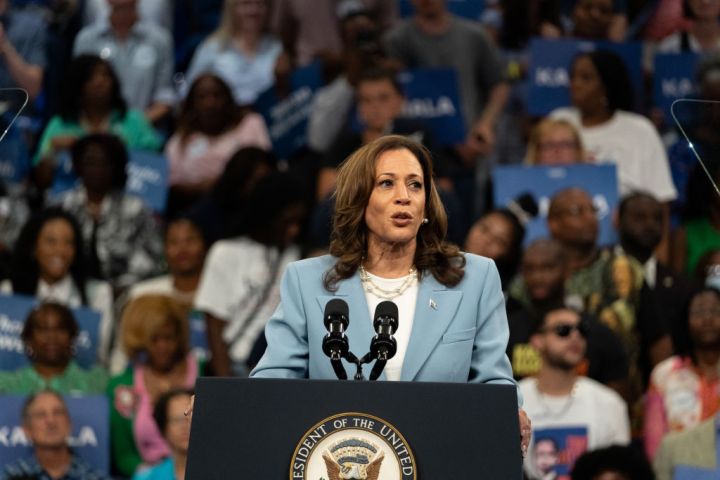 Kamala Harris Holds Campaign Rally In Atlanta