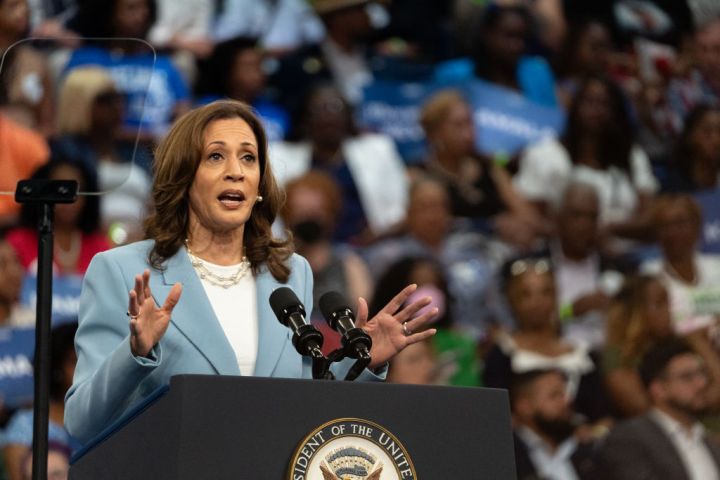 Kamala Harris Holds Campaign Rally In Atlanta