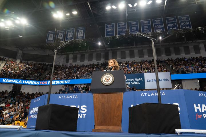 Kamala Harris Holds Campaign Rally In Atlanta