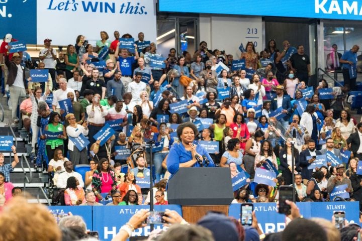 Kamala Harris Holds Campaign Rally In Atlanta