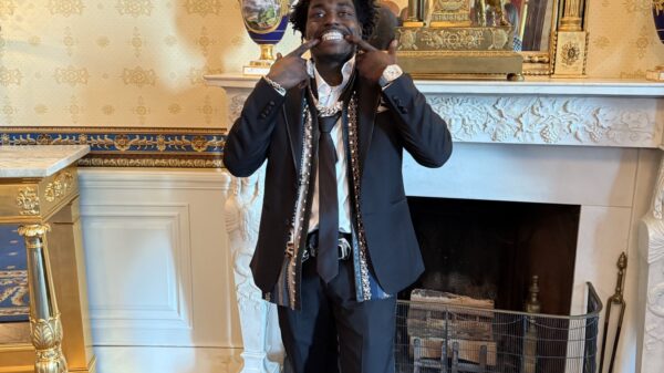 Kodak Black Visits The White House for Black History Month Celebration