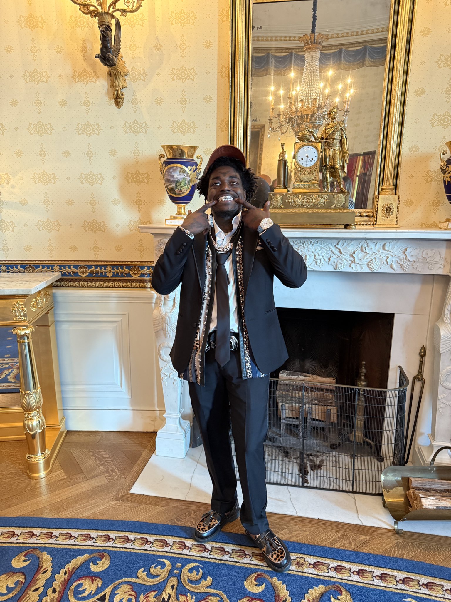 Kodak Black Visits The White House for Black History Month Celebration