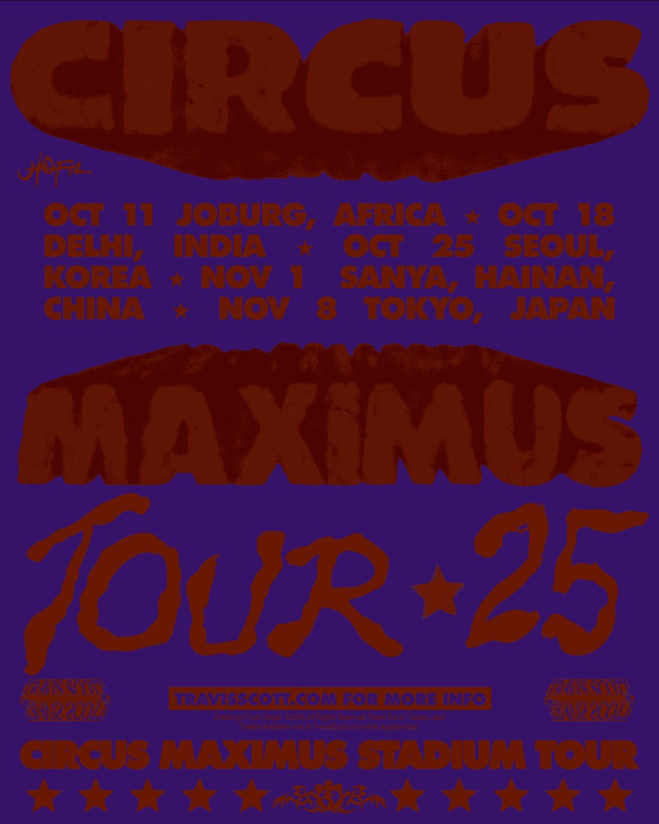 Travis Scott Expands ‘CIRCUS MAXIMUS WORLD TOUR’ with International Dates